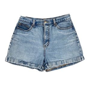 Forever 21 Rolled Hem Denim Jean Shorts Size 29 Pre-Owned
